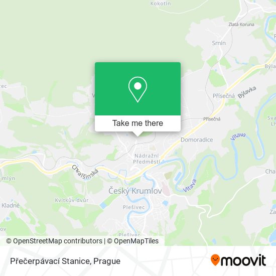 Přečerpávací Stanice map