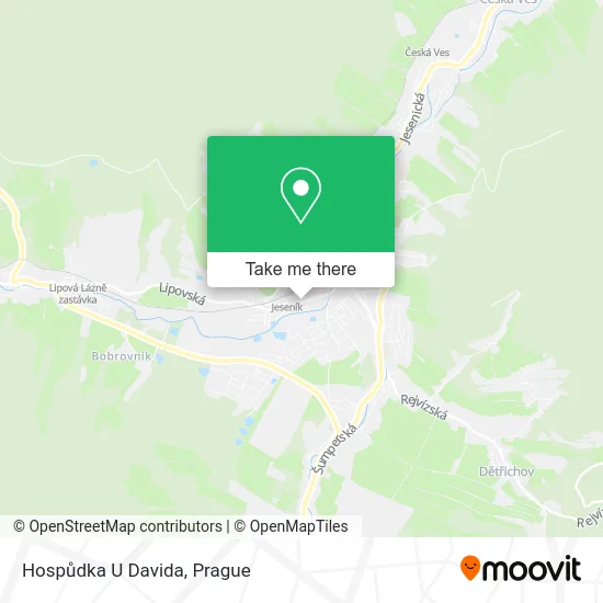 Карта Hospůdka U Davida