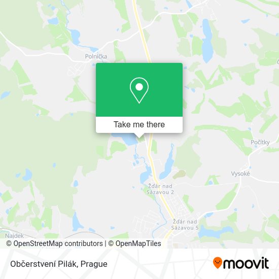 Občerstvení Pilák map