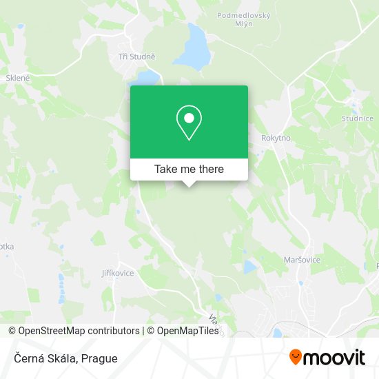 Černá Skála map