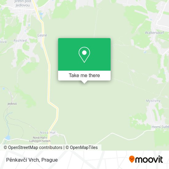 Pěnkavčí Vrch map