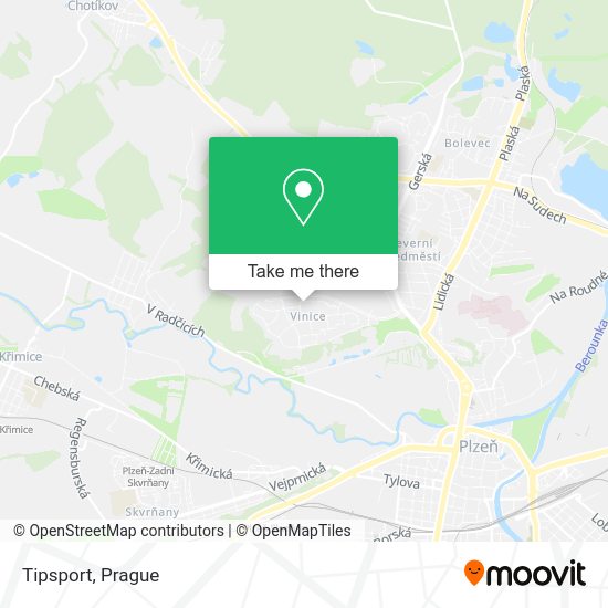 Tipsport map