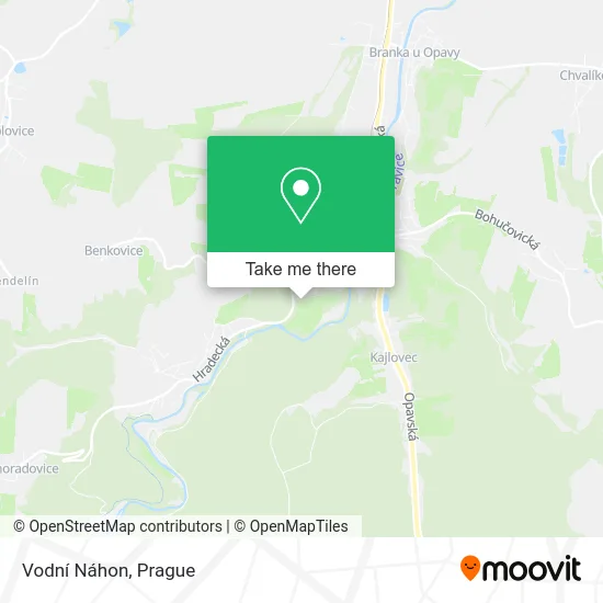 Карта Vodní Náhon