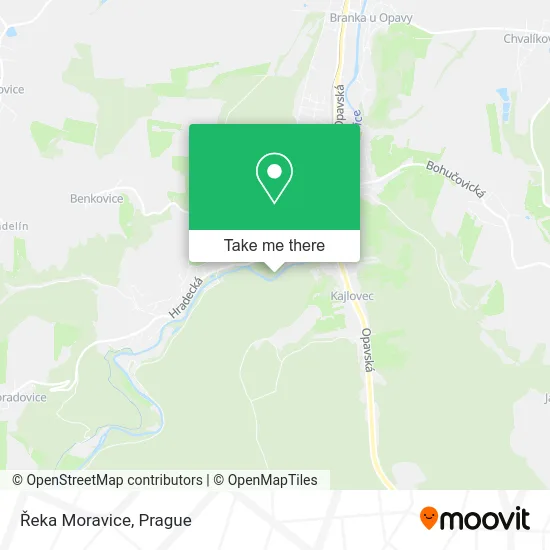 Карта Řeka Moravice