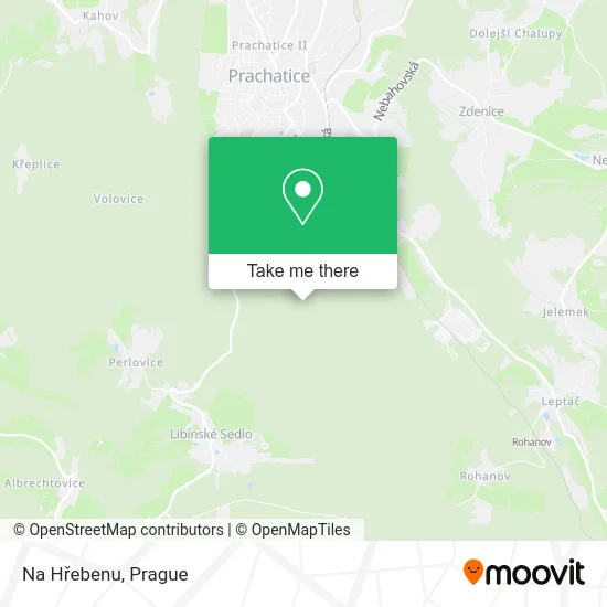 Карта Na Hřebenu