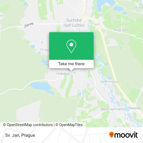 Карта Sv. Jan