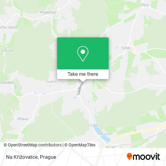 Na Křižovatce map