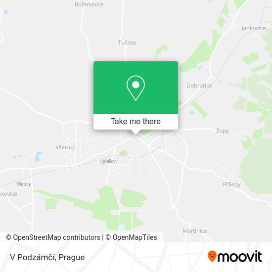 V Podzámčí map