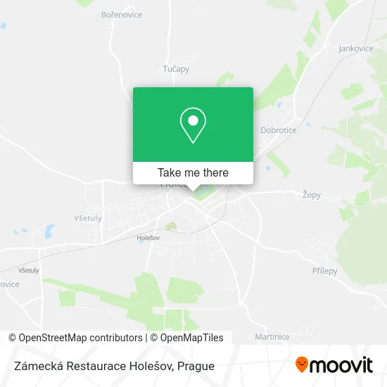 Карта Zámecká Restaurace Holešov