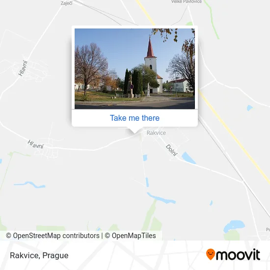 Карта Rakvice