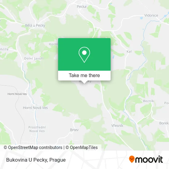 Карта Bukovina U Pecky