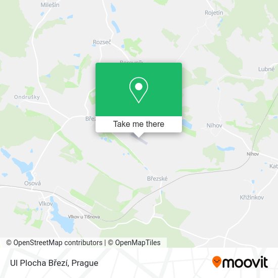 Ul Plocha Březí map