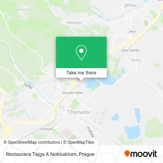 Карта Restaurace Tajga A Noktuárium