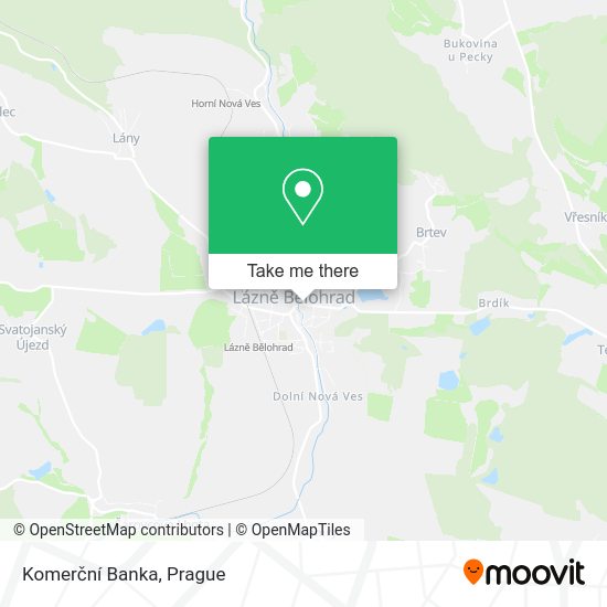 Komerční Banka map