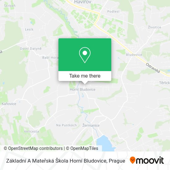 Základní A Mateřská Škola Horní Bludovice map