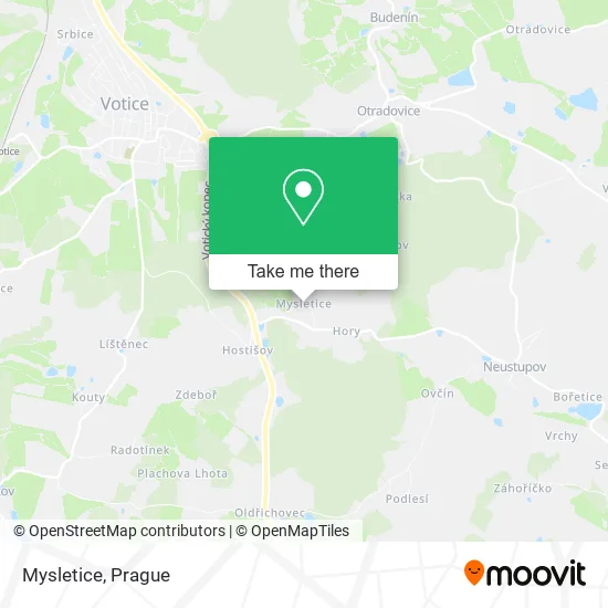 Карта Mysletice
