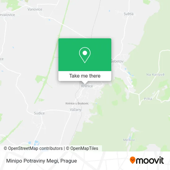 Карта Minipo Potraviny Megi