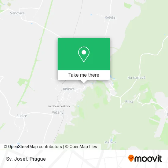 Карта Sv. Josef