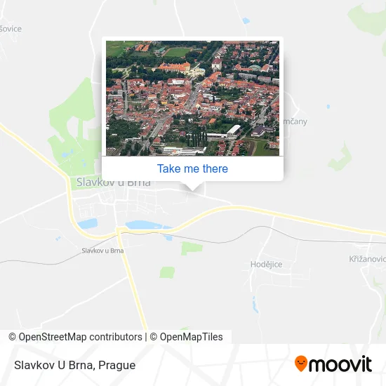 Карта Slavkov U Brna