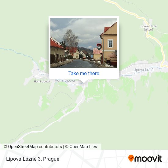 Lipová-Lázně 3 map