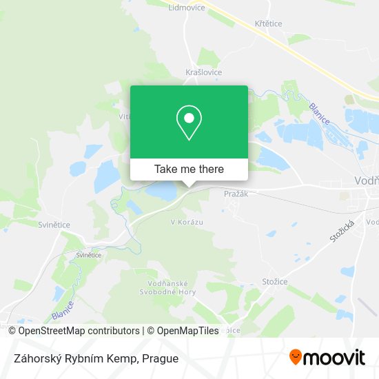 Záhorský Rybním Kemp map