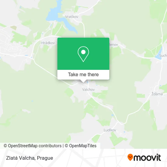 Карта Zlatá Valcha