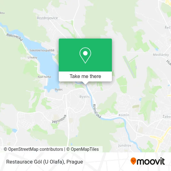 Карта Restaurace Gól (U Olafa)