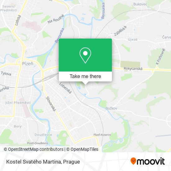 Kostel Svatého Martina map