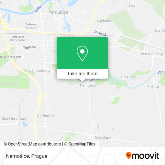 Карта Nemošice