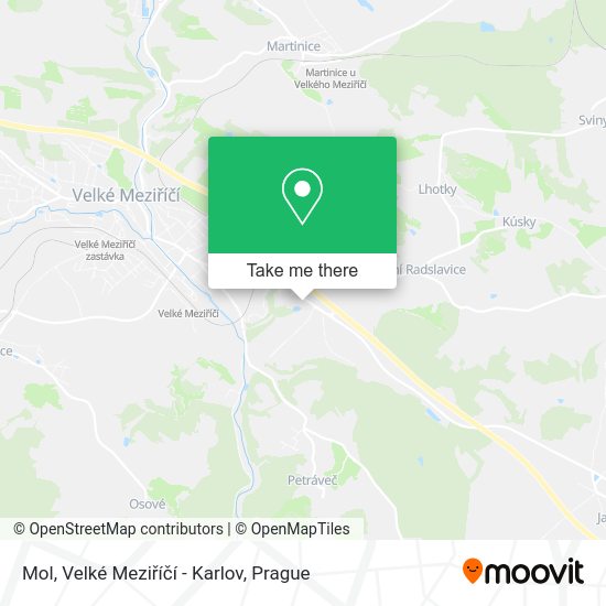 Mol, Velké Meziříčí - Karlov map