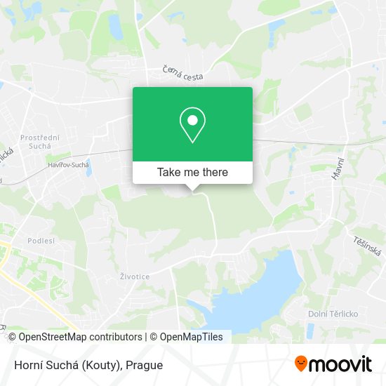 Horní Suchá (Kouty) map