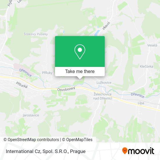 International Cz, Spol. S.R.O. map