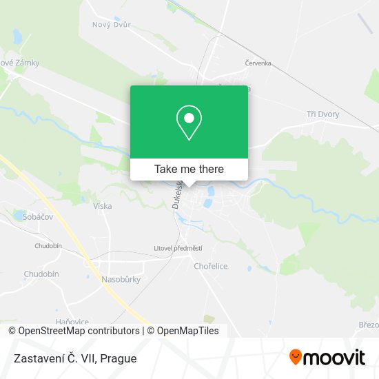 Zastavení Č. VII map