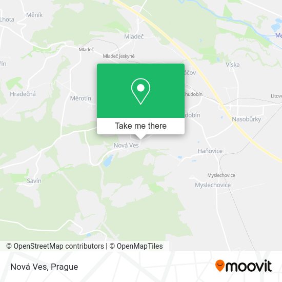 Карта Nová Ves