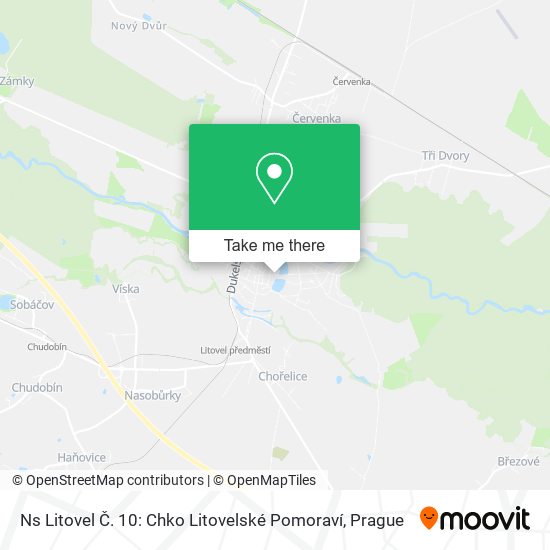 Ns Litovel Č. 10: Chko Litovelské Pomoraví map