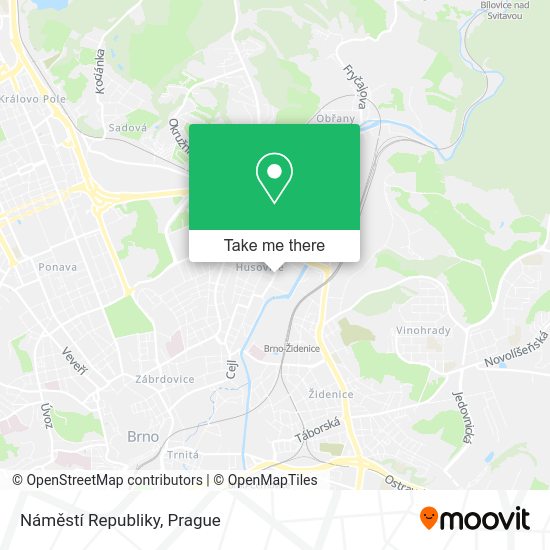 Náměstí Republiky map