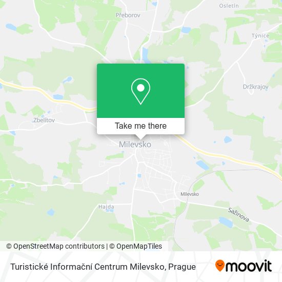 Turistické Informační Centrum Milevsko map