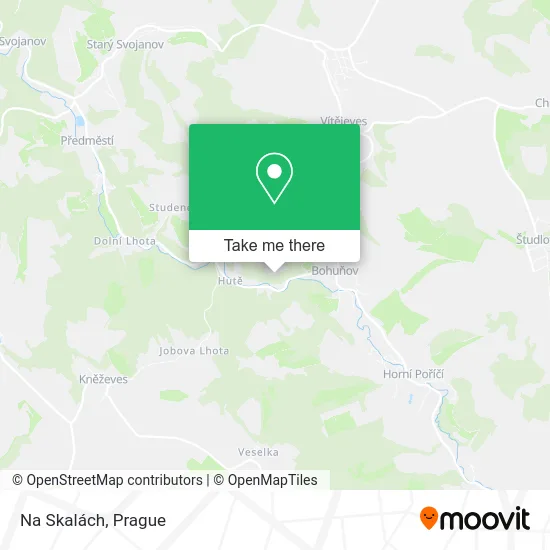 Карта Na Skalách