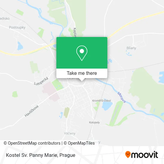 Карта Kostel Sv. Panny Marie