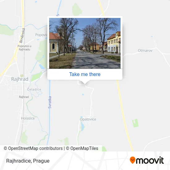 Карта Rajhradice