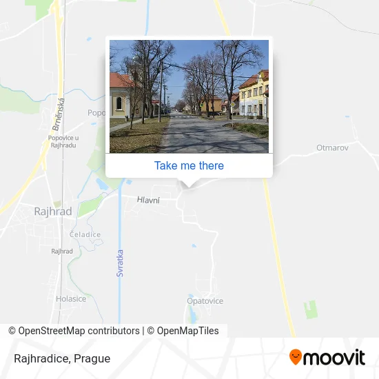 Карта Rajhradice