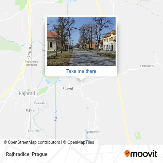 Карта Rajhradice