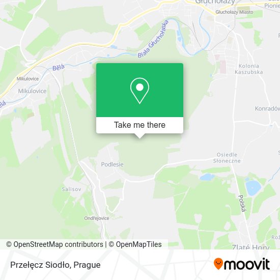 Przełęcz Siodło map