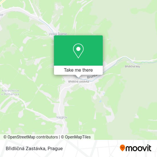 Břidličná Zastávka map