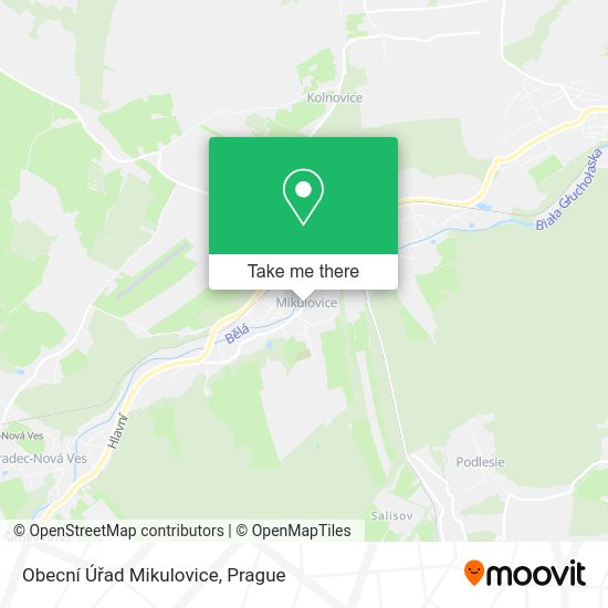 Obecní Úřad Mikulovice map