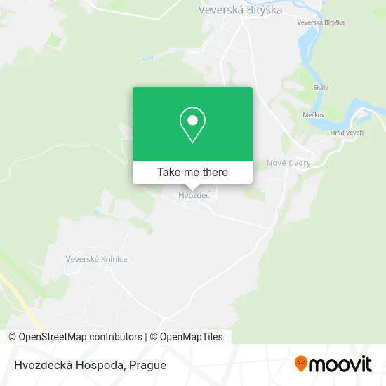 Карта Hvozdecká Hospoda