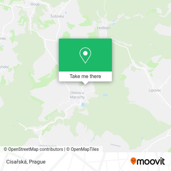 Císařská map