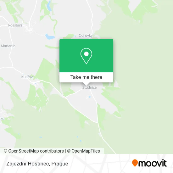 Карта Zájezdní Hostinec