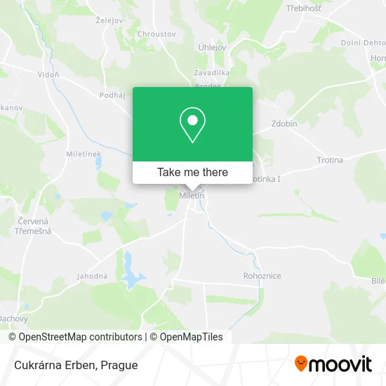 Карта Cukrárna Erben