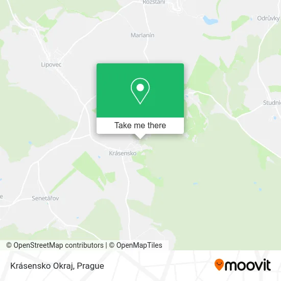Карта Krásensko Okraj